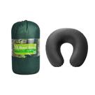 Kit Viagem Colchonete + Almofada de Pescoço Tamanho:CasalCor:Cinza Kit Viagem Colchonete + Almofada de Pescoço Tamanho:CasalCor:Cinza