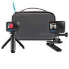 Kit Viagem GoPro 2.0 com Bastão Shorty + Clip Magnético + Estojo