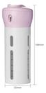 Kit Viagem Porta Shampoo Dispense Portátil 4 Em 1
