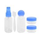 Kit Viagem Potes Para Shampoo Condicionador Mala 5 Peças