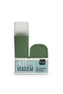 Kit Viagem Usual 2 Peças com Saboneteira e Porta Escova - Coloridos