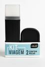 Kit Viagem Usual 2 Peças com Saboneteira e Porta Escova - Coloridos
