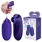 Kit Vibrador Bullet com Controle Remoto e Sugador Ondas de Pressão