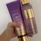 Kit Victoria's Secret Love Spell shimmer hidratante + Body Splash shimmer Mais vendido