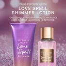 Kit Victoria's Secret Love Spell shimmer hidratante + Body Splash shimmer Mais vendido