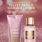 Kit Victoria's Secret Velvet Petals Shimmer hidratante + Body Splash shimmer Mais vendido
