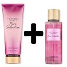 Kit Victórias Secret Body Splah + Creme Hidratante Pure Seduction 236ml+250ml Original Lacrado