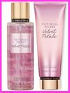Kit Victorias Secret Velvet Petals Body Splash e Creme Hidratante Original
