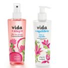 Kit Vida: Creme Lírio e Algodão + Colônia Splash Pitaya - Jequiti