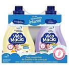 Kit Vida Macia 1L - LAVA ROUPAS E AMACIANTE 1L