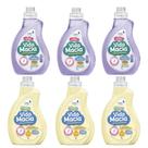 Kit vida macia: 3un lava roupas 1l + 3un amaciante camomila 1l