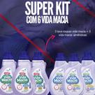 Kit Vida Macia 500ml Bebê 3 Lava Roupas liquido + 3 Vida Macia Amêndoas - Casakm