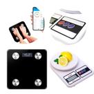 Kit Vida Saudável: Balança Digital Bioimpedância 180KG + Balança de Cozinha 10KG