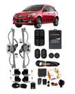 Kit Vidro Eletrico Agile Traseira + Trava + Alarme Canivete Kit Vidro Eletrico Agile Traseira + Trava + Alarme Canivete