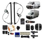 Kit Vidro Eletrico Cami Furgao Master 2010 2011 Trava Alarme