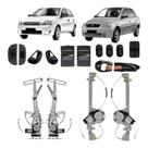 Kit vidro eletrico corsa 02 completo 4p - alt. c/sub do celta Kit vidro eletrico corsa 02 completo 4p - alt. c/sub do celta