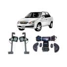 Kit vidro eletrico corsa classic todos 4p traseiro - alt. c/sub do celta - ambar