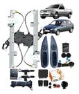 Kit Vidro Eletrico Fiesta Street 2p 2000 2001 Trava + Alarme