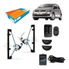 Kit Vidro Elétrico Fox 4 Portas Dianteira + Kit Trava