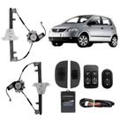 Kit vidro eletrico fox todos 4p diant - alt. c/sub do celta - ambar
