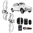 Kit vidro eletrico fusca todos 2p - alt. c/sub do celta - ambar