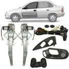 Kit Vidro Elétrico Gm Corsa Classic Sedan Hatch 4 Portas Dianteiro Sensorizado Positron