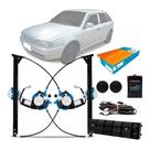 Kit Vidro Elétrico Gol Special 01 2 Portas + Kit Trava Motrol
