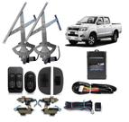 Kit Vidro Eletrico Hilux 2014 2015 4 Pts Dianteira + Trava Kit Vidro Eletrico Hilux 2014 2015 4 Pts Dianteira + Trava