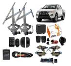 Kit Vidro Eletrico L200 Triton 2016 2017 Dian + Trava Alarme