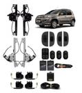 Kit Vidro Eletrico Novo Uno 4p 2014 2015 Completo Sens Trava