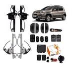 Kit Vidro Eletrico Novo Uno Mille 4 pts Completo + Alarme