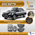 Kit Vidro Elétrico S10 2/4 Portas Dianteira Botão Alternado