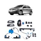Kit Vidro Elétrico Sensorizado Gol 2008 A 2016 Voyage G5 G6 4 Portas Completo
