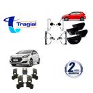 Kit Vidro HB20 4 Portas Completo Antiesmagamento + Kit Trava