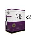 Kit Vinho Arbo Merlot Tinto Seco Bag In Box 3L 2uni