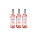 Kit Vinho Casa Perini Solidário Rosé Seco 750ml 3 unidades