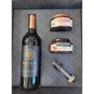 Kit vinho casa valduga origem 750ml +2 geleias +sacarrolhas