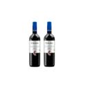 Kit Vinho Chilano Merlot Tinto Seco Chileno 750ml 2 unidades