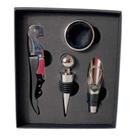 Kit Vinho com 4 peças de metal