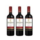 Kit Vinho Dom Bosco Tinto Suave 750ml 3 unidades
