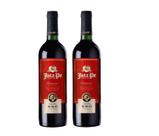 Kit Vinho Jota Pe Tinto 100% Bordô Suave 750ml 2 unidades