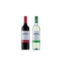 Kit Vinho Periquita Tinto Meio Seco + Branco Seco 750ml cada