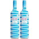 Kit Vinho Rosé Piscine Stripes Francês 750ml 2 unidades