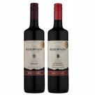 Kit Vinho Tinto Merlot e Cabernet Sauvignon Marcus James Vinicula Aurora