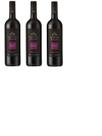 Kit Vinho Tinto Quinta Jubair Bordô Demi-sec 750ml 3uni