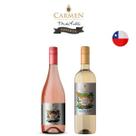Kit Vinhos Chilenos Carmen Frida Kahlo Sauvignon Blanc e Rosé