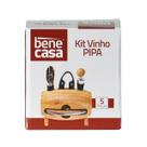 Kit vinhos pipa 5 pecas unico