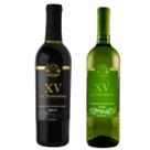 Kit Vinhos Tinto Suave Bordô / Branco 720 Ml Xv De Novembro