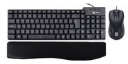 Kit Vinik 4 - Teclado Mouse Com Fio + Apoio Teclado(keypad)