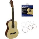 Kit Violão Acústico TCG 390 A Natural Thomaz + Encordoamento Aço 011 203SL Kit Violão Acústico TCG 390 A Natural Thomaz + Encordoamento Aço 011 203SL